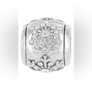 Brighton Nordic Star Snowflakes Silver charm RETIRED